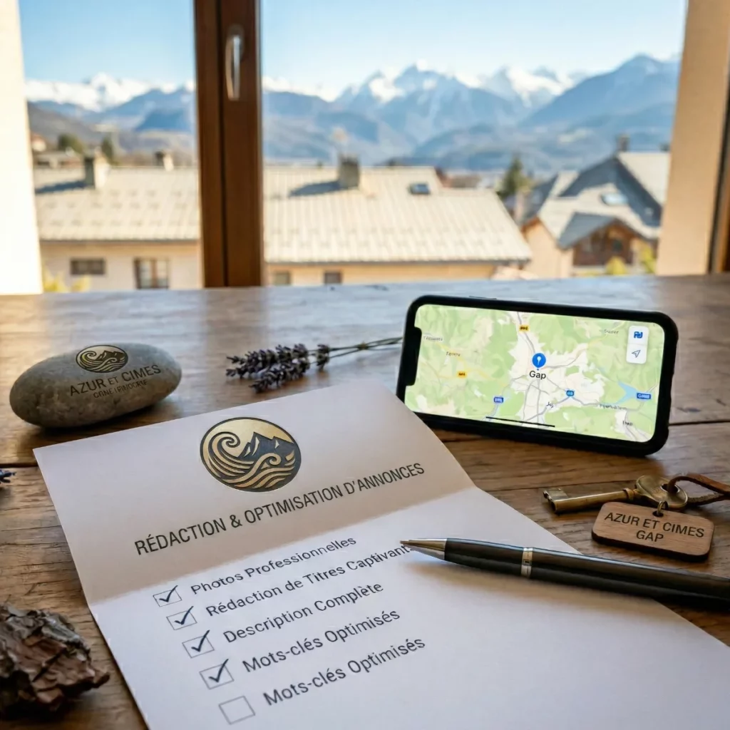 Rédaction et optimisation des annonces Airbnb et Booking