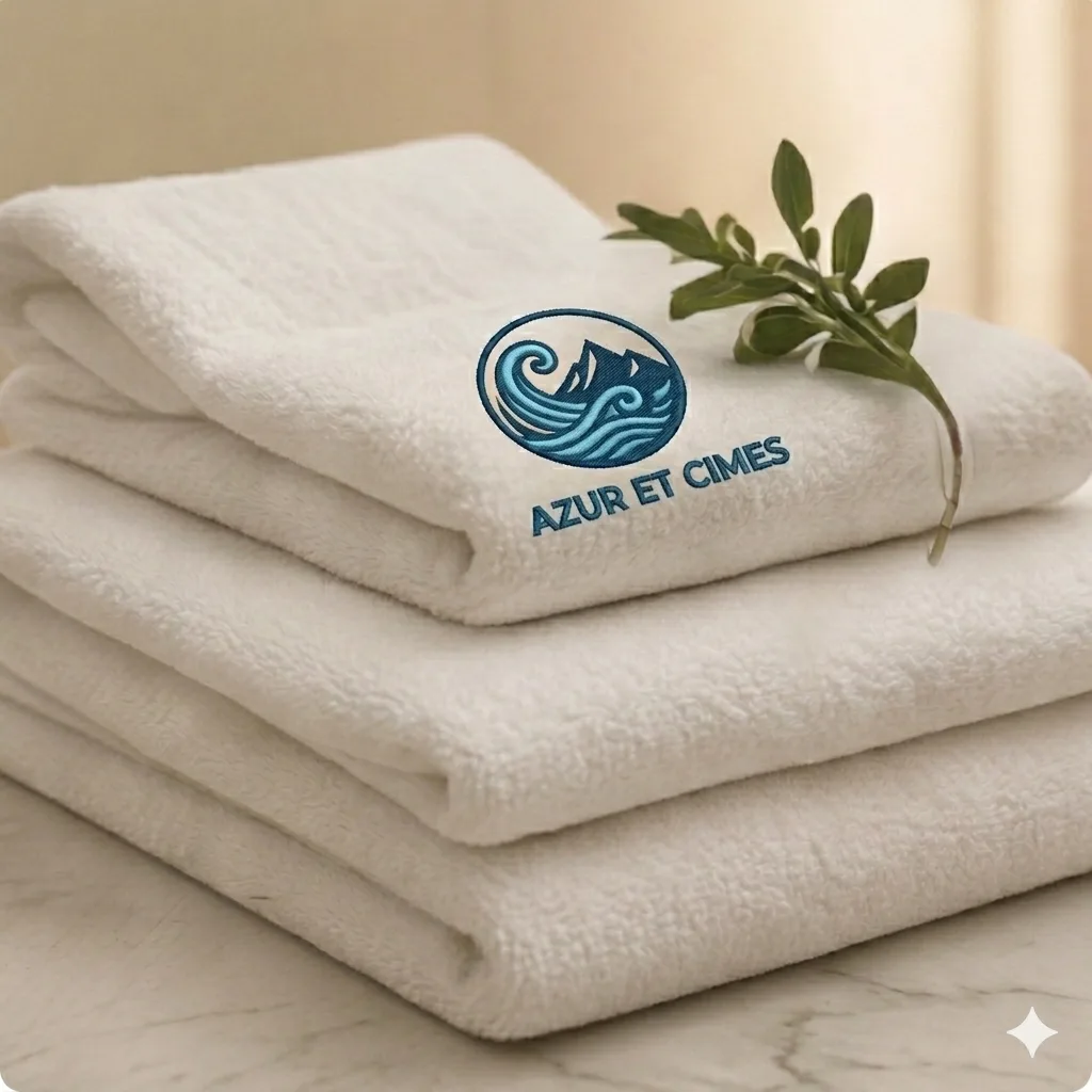 Linge de lit, serviettes de bain et torchons fournis